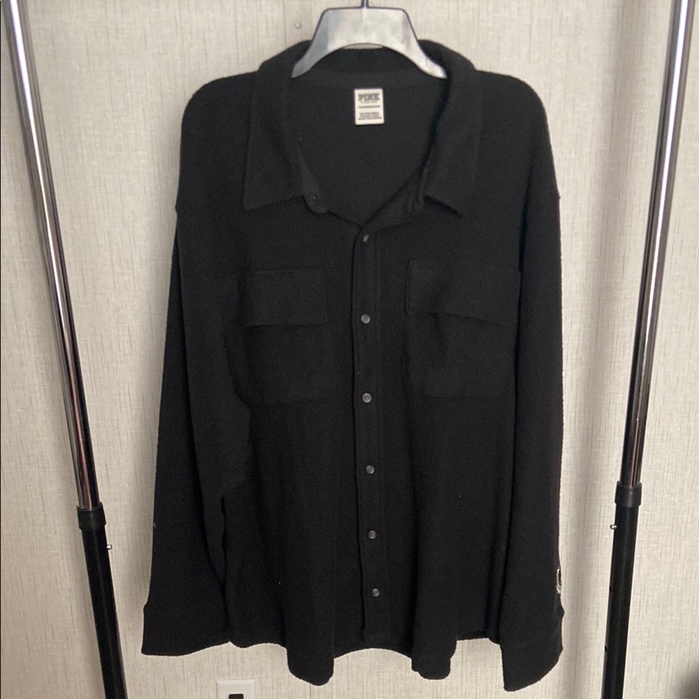 PINK Victoria's Secret Black Lightweight Jacket